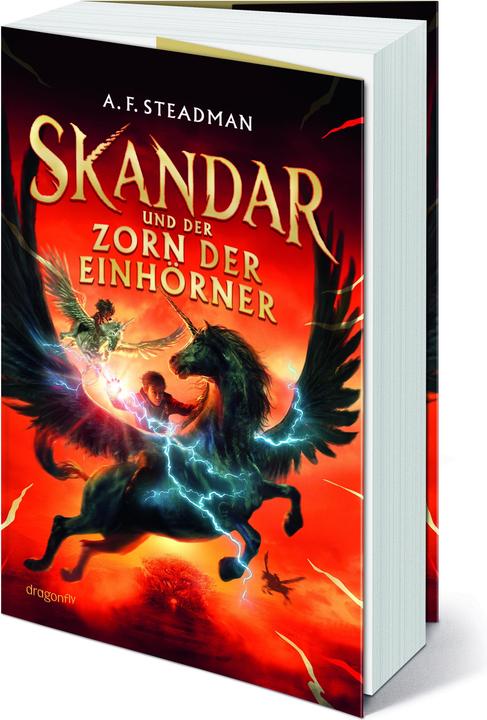 Produktbild Skandar und der Zorn der Einhörner (Deutsch, A F Steadman, 2025)