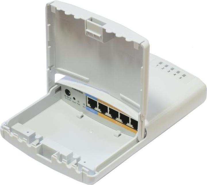 Immagine prodotto MikroTik MT RB750P-PBR2 PowerBox Outdoor 5x Ethernet Port Router con uscita PoE 6V-30V