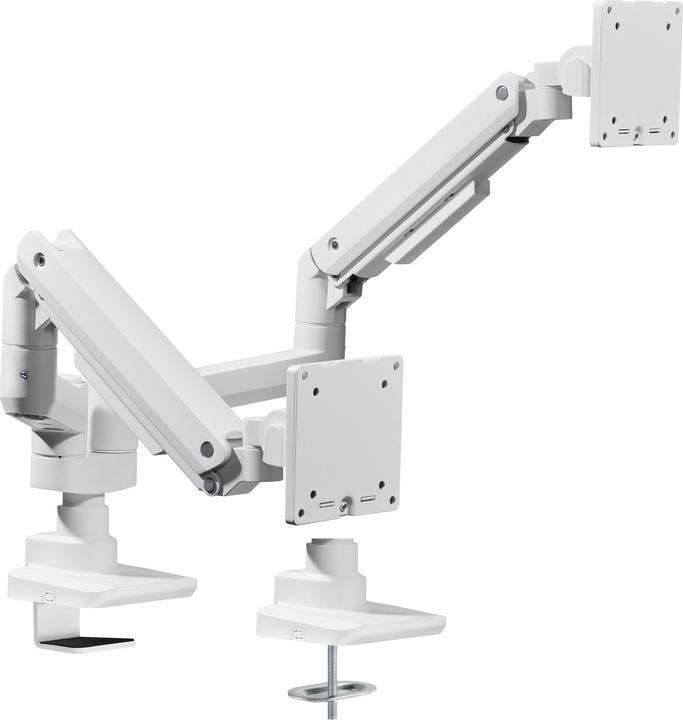 Produktbild equip Tischhalterung 17"-49"/ 2TFT je 20kg 360° Gasfeder ws (Tisch, 35")
