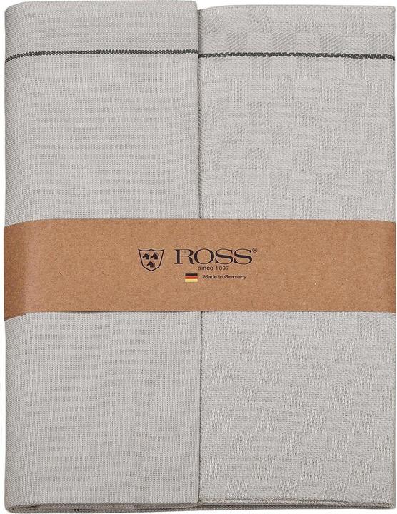 Produktbild Ross 2er Pack Zwirn Halbleinen Geschirrtücher Karofond (50 x 70 cm)