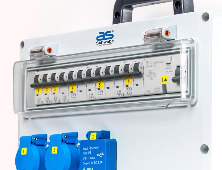 Actual product image As - Schwabe Wall-mounted distributor with attachment plug