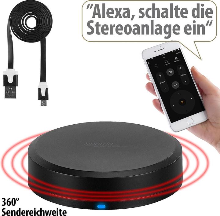 Auvisio Lernfähige IR- & Funk-Fernbedienung
