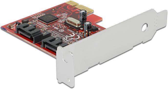 Image du produit Delock Carte PCI Express > 2 x SATA interne 6 Gb/s