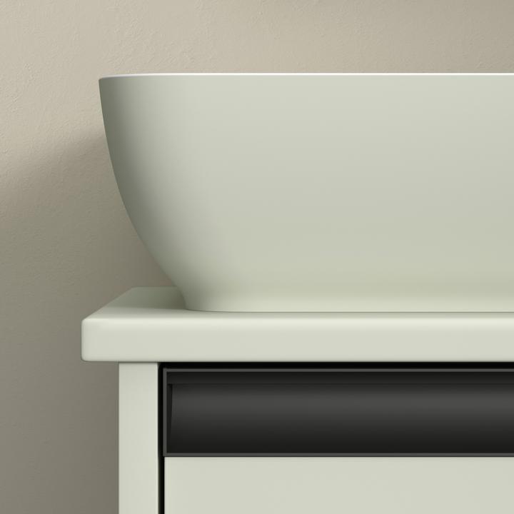 Produktbild Duravit Sivida Aufsatzwaschtisch, eckig, 400x400mm, ohne Hahnloch, ohne Überlauf (400 mm, 400 mm)