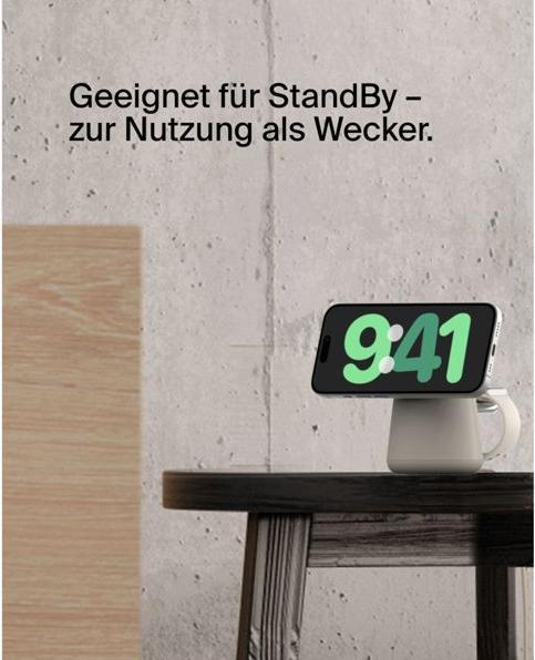 Produktbild Belkin BOOST Charge PRO 15W mag. Lad.Qi2 2in1 sand WIZ027vfH37 (15 W)