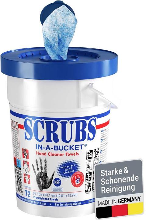 Actual product image Scrubs Antibacterial cleaning wipes (1 pcs.)