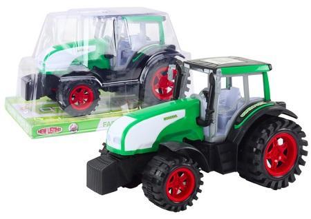 Image du produit Lean Toys Grüner Traktor mit Antrieb