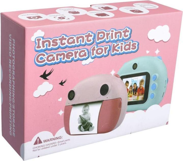 Actual product image OEM Smart device Digital kids camera with printer KDC-0013B blue