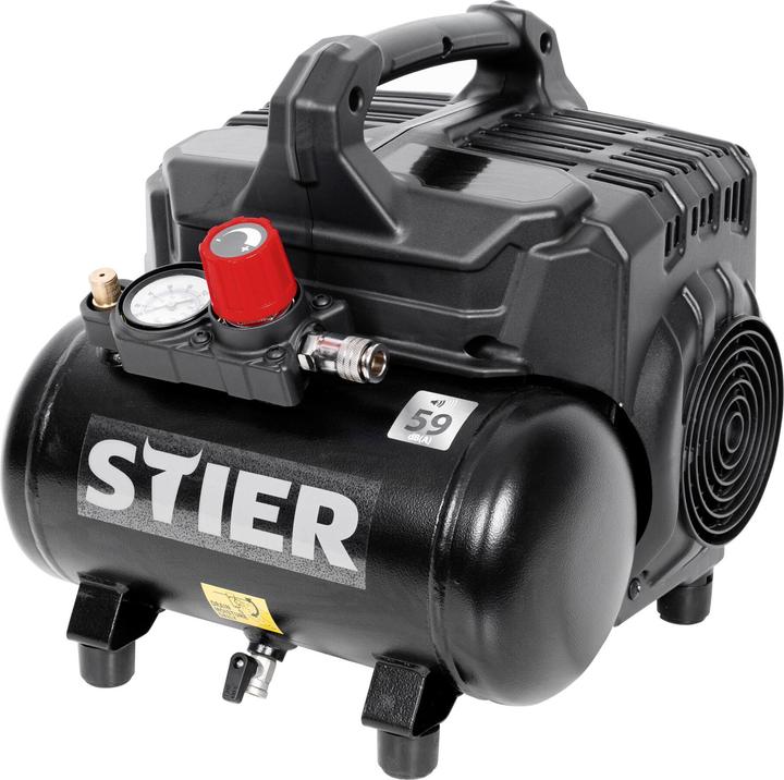 Produktbild Stier Flüsterkompressor (8 Bar, 6 l)