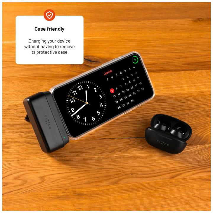 Actual product image Fixed Zen 5 Plug-in PowerBank, PD 20W, 5 000 mAh, black (5000 mAh, 20 W, 5000 Wh)