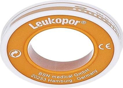 Produktbild BSN Leukopor 2,5 cm x 5 m zur Fixierung von Verbänden, 1 St. Pflaster (1 x)