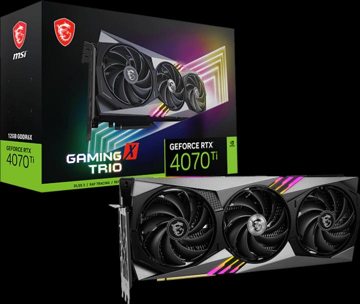Immagine prodotto MSI GeForce RTX 4070 Ti Gaming X Trio (12 GB)