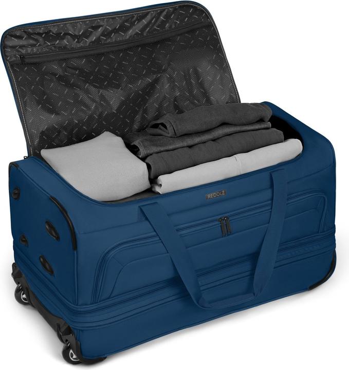 Immagine prodotto Redolz Borsa da viaggio Duffle Essentials a 2 ruote da 70 cm con piega ad espansione (86 l)