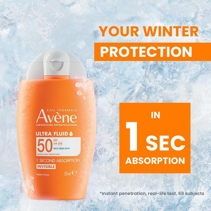 Produktbild Avène Ultra Fluid Invisible (Sonnencreme Gesicht, SPF 50, 50 ml, 68 g)