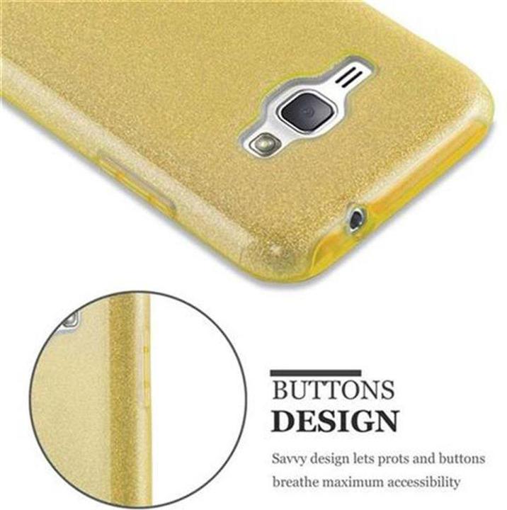 Immagine prodotto Cadorabo Copertura in TPU glitter (3 pezzi) (Samsung Galaxy J1 (2016))