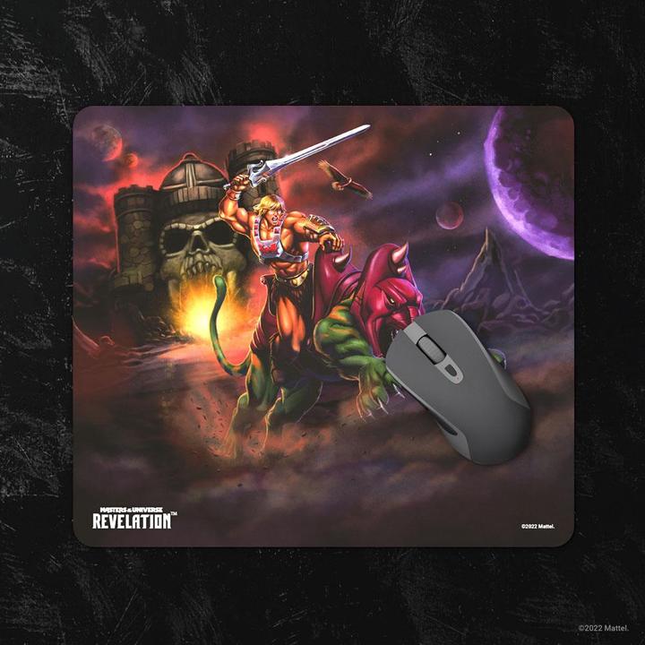 Produktbild Heo Games Masters of the Universe: Revelation&trade Mousepad He-Man&trade and Battle Cat 25 x 22 cm
