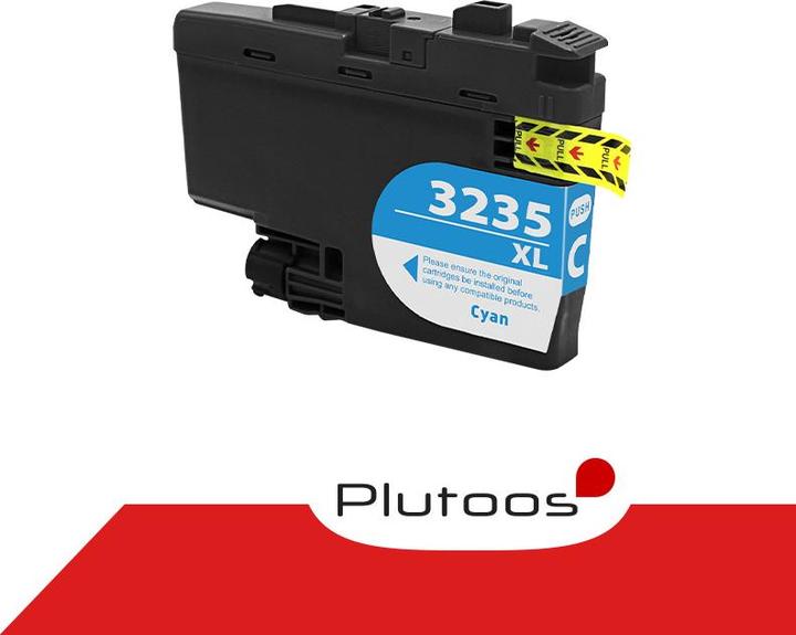 Actual product image Plutoos Brother LC-3235 Cartridge XXL compatible, Cyan LC-3235XLC (C)