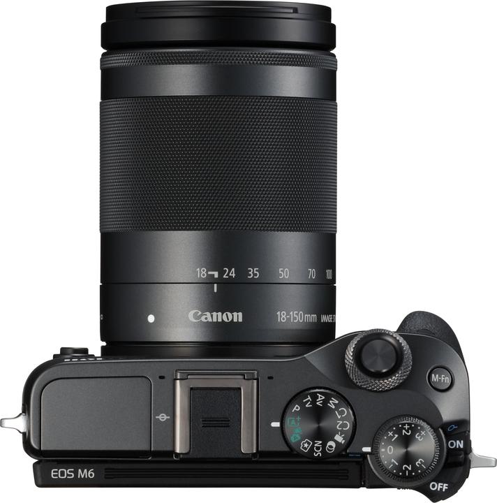 Produktbild Canon EOS M6 Kit - Import (18 - 150 mm, 24.20 Mpx, APS-C / DX)