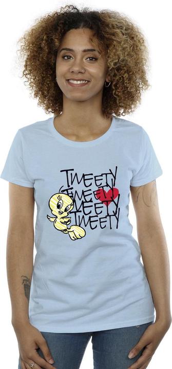 Immagine prodotto Looney Tunes Tweety Love Heart Maglietta Donna (S)