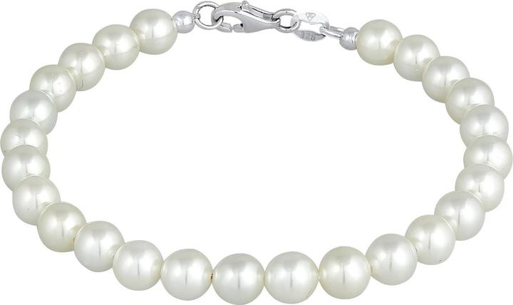 Actual product image Elli Pearl, Pearl bracelet (22 cm, Stainless steel, Shell beads, 925 sterling silver, No pearl)