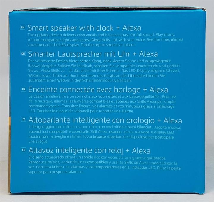 Image du produit Amazon Echo Dot (4ème génération) avec horloge (Amazon Alexa)