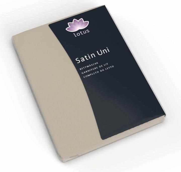 Actual product image Lotus Bettwaren Satin uni (Duvet cover, 160 x 240 cm)