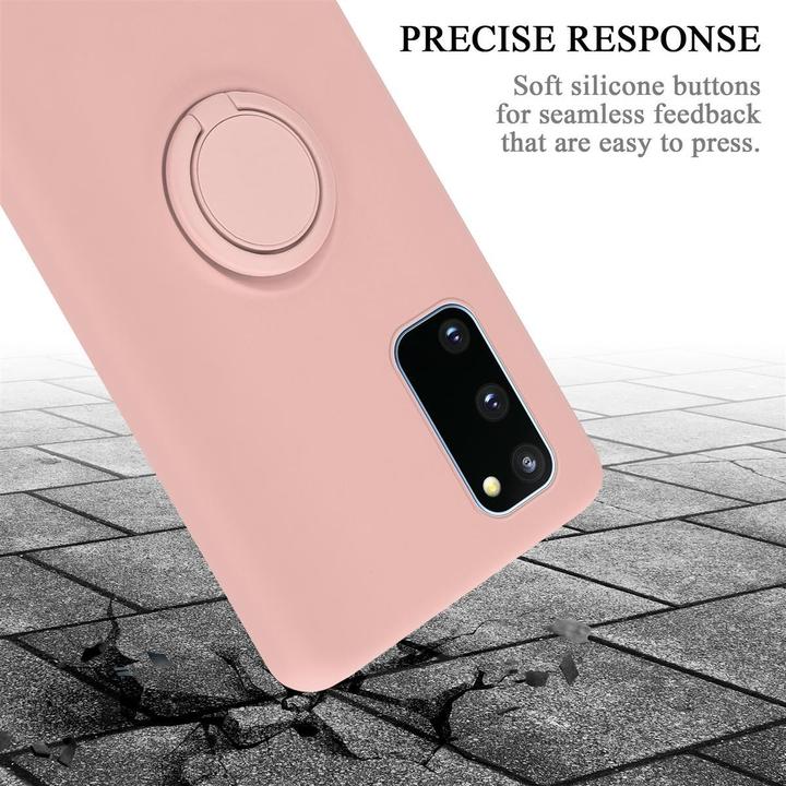 Actual product image Cadorabo TPU Liquid Ring Silicone Case Cover (Samsung Galaxy S20 FE)