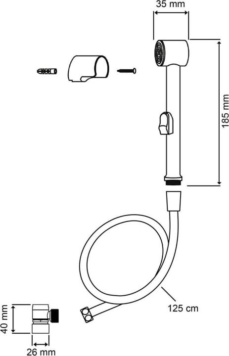 Image du produit Eisl Waschbeckenbrause (1 Types de jets)
