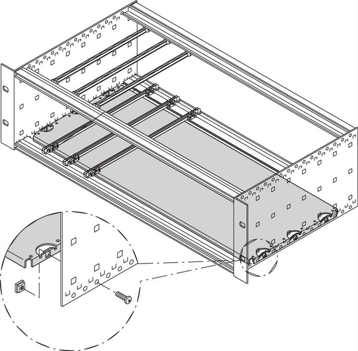 Produktbild Schroff Montageplatte Standard - MONTAGEPLATTE 220T 84TE