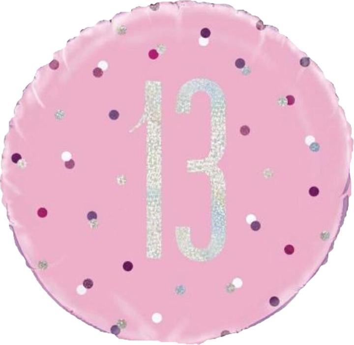 Actual product image Unique Party Prismatic foil balloon glitter foil