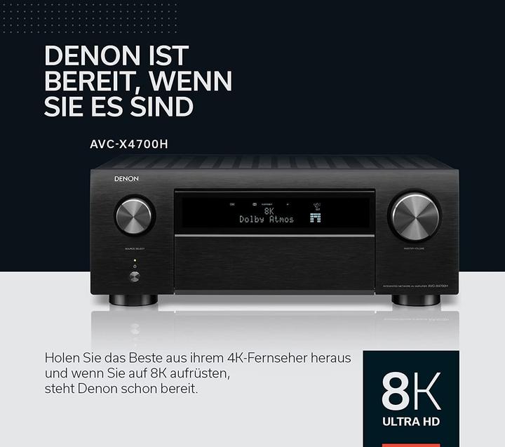 Actual product image Denon AVC-X4700H (9.2 Channel)