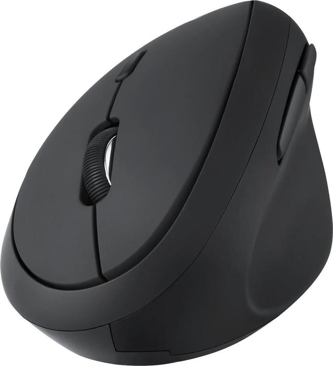 Actual product image Perixx PERIMICE-719L, Small ergonomic mouse for left-handers, cordless, black (Wireless)