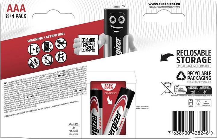 Actual product image Energizer Max (6 pcs., AAA)