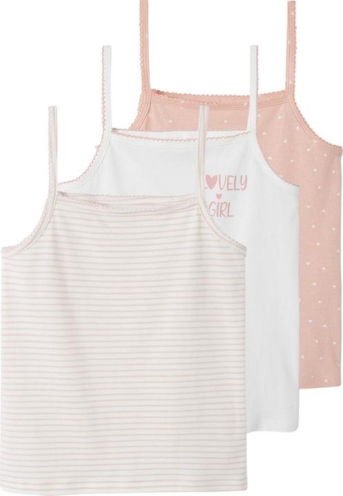 Vertbaudet 3er-Pack Mädchen Trägertops BASIC Oeko-Tex