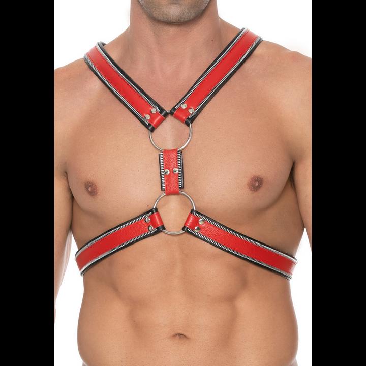Produktbild Ouch! Z Series Scottish Harness/Red - S/M