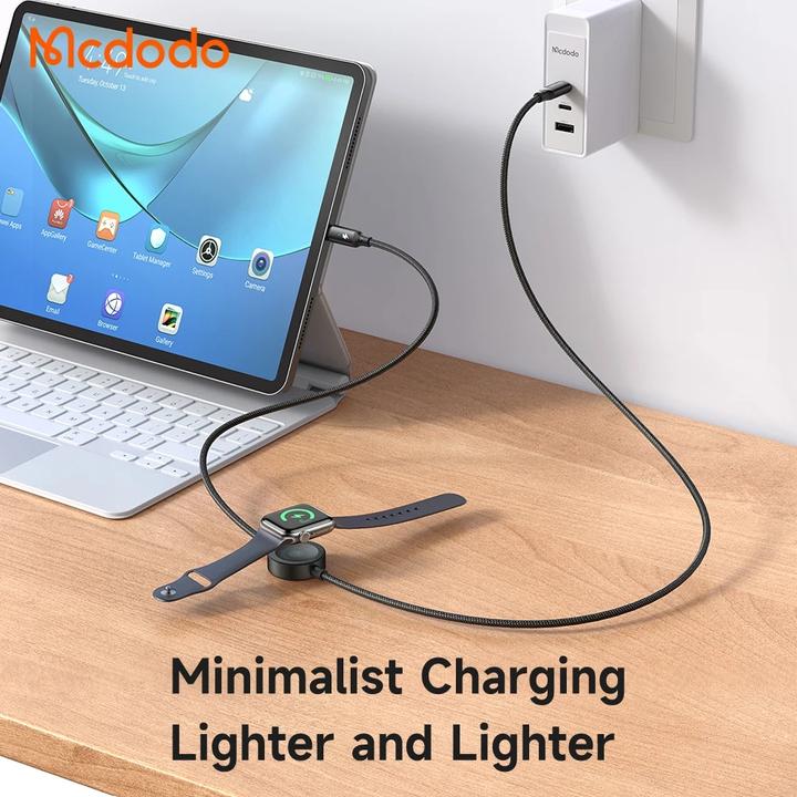 Produktbild Mcdodo 2 in 1 Set USB-C auf USB-C Ladekabel & Wireless Ladegerät für Apple Watch (1.50 m, USB 3.2 Gen 1)