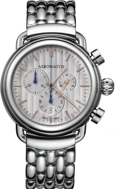 Produktbild Aerowatch Hommage 1910 Chrono (Chronograph, Analoguhr, Swiss Made, 44 mm)