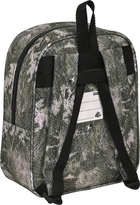 Actual product image Jurassic World Children's rucksack Warning Grey 22 x 27 x 10 cm