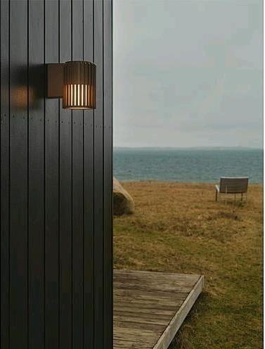 Actual product image Nordlux Aludra wall light E27 IP54 dark brass 2118011261 (E27, IP54)