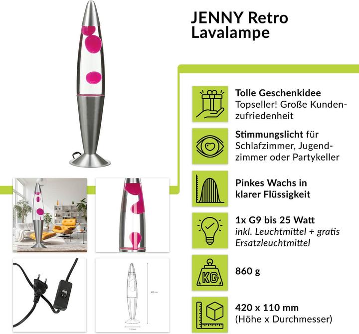 Produktbild Licht-Erlebnisse Jenny (210 lm, G9)