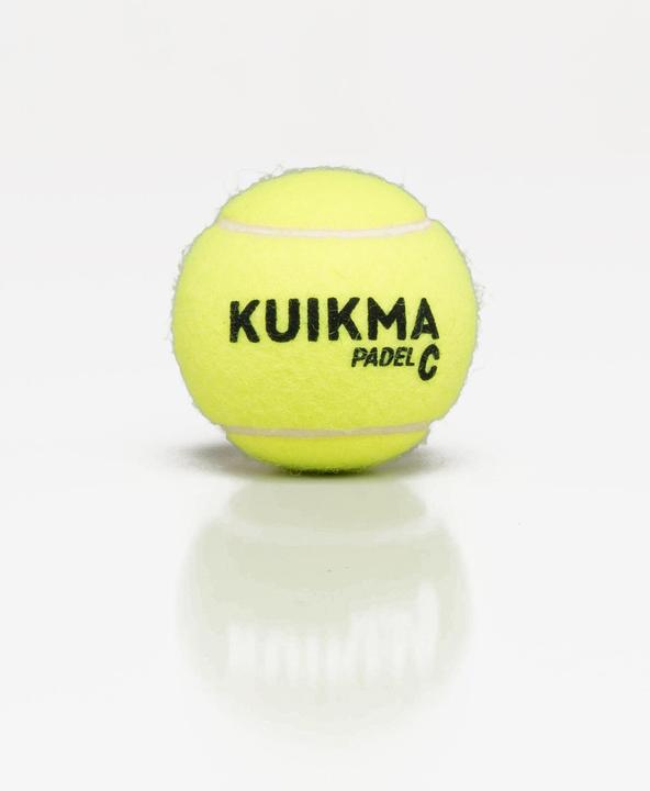 Actual product image Kuikma Padel balls pressure balls three cans of 3 - Club