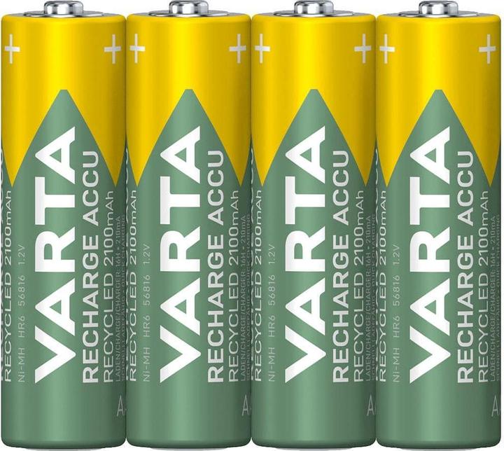 Image du produit Varta Recharge Accu Recyclé (4 pcs, AA, 2100 mAh)
