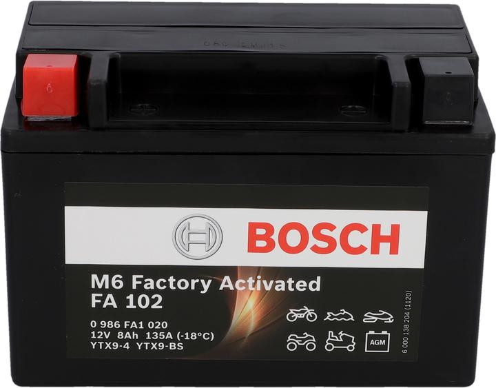 Produktbild Bosch Automotive M6 Factory Activated FA 102 (12 V, 8 Ah, 135 A)