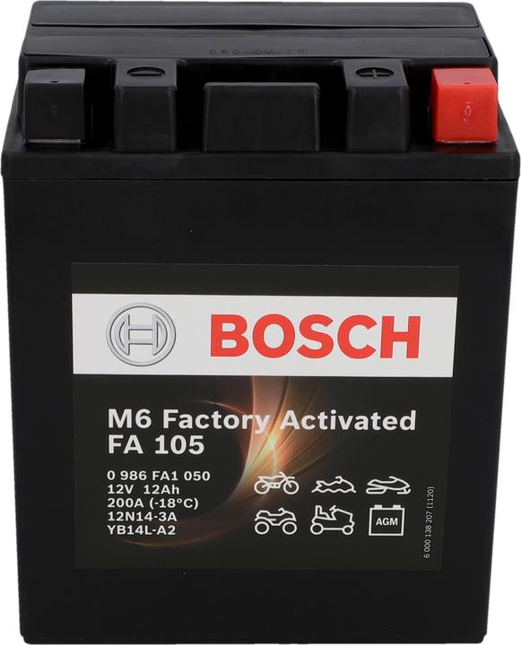 Actual product image Bosch Automotive GEL motorbike battery (12 V, 12 Ah, 200 A)