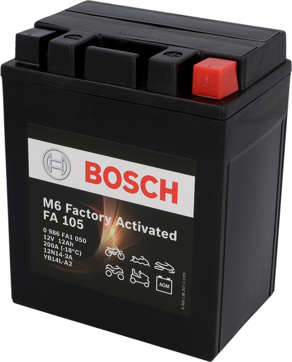 Actual product image Bosch Automotive GEL motorbike battery (12 V, 12 Ah, 200 A)