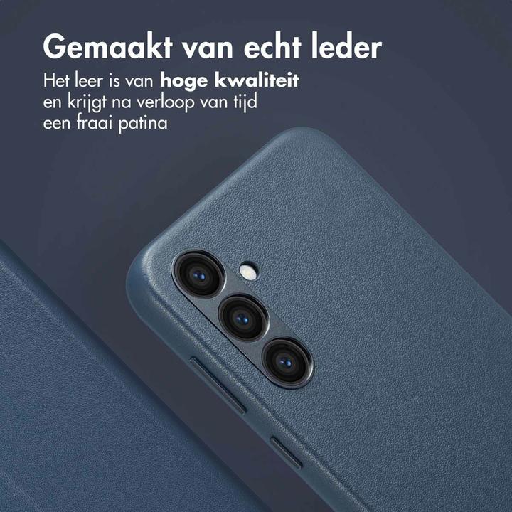 Image du produit Accezz Leather Bookcase 2-in-1 met MagSafe Samsung Galaxy S24 Plus - Nightfall Blue (Samsung Galaxy S24+)