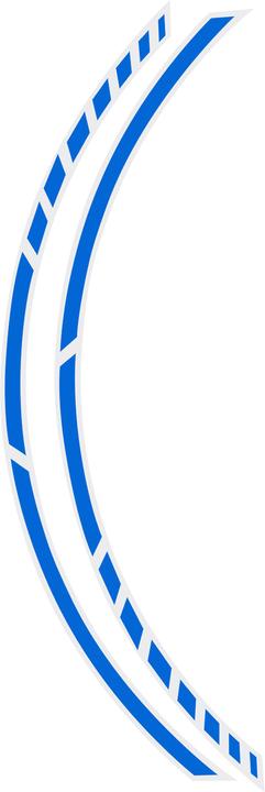 Foliatec PIN Striping Racing GT bl (14tlg)