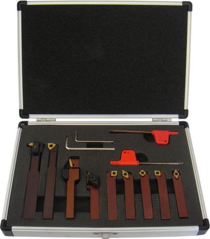 Actual product image Paulimot Turning tool set with indexable inserts, 8 mm, 9-piece (10.80 mm)