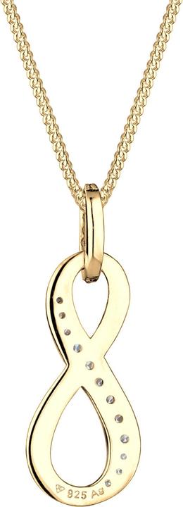 Produktbild Elli Halskette Infinity For Ever Symbol Zirkonia 925 Silber (Zirkonia, 925er Sterling Silber, 45 cm)