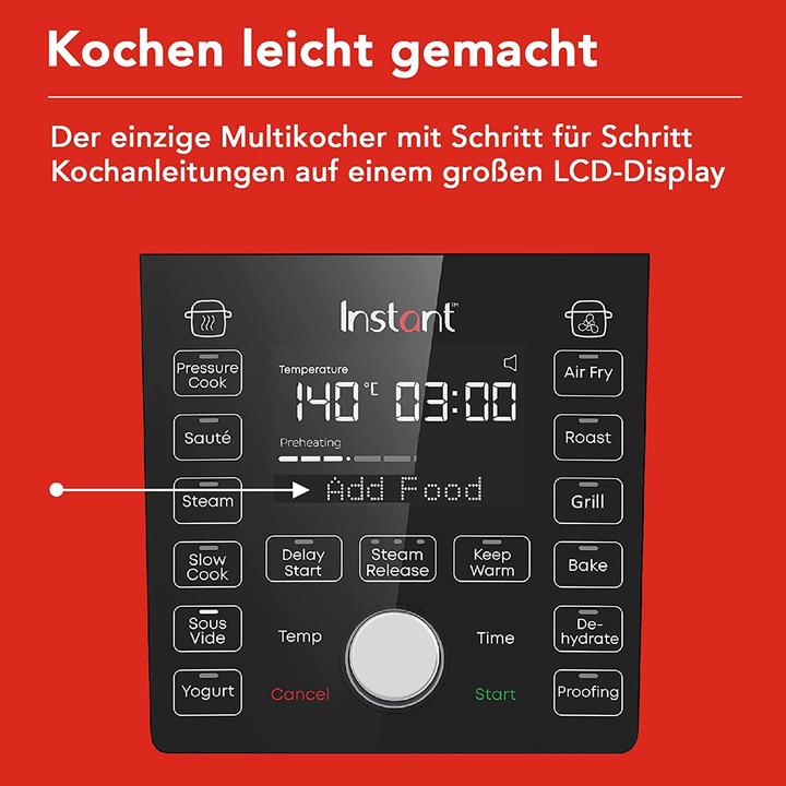 Actual product image Instant Pot Hot air fryer (EU plug)